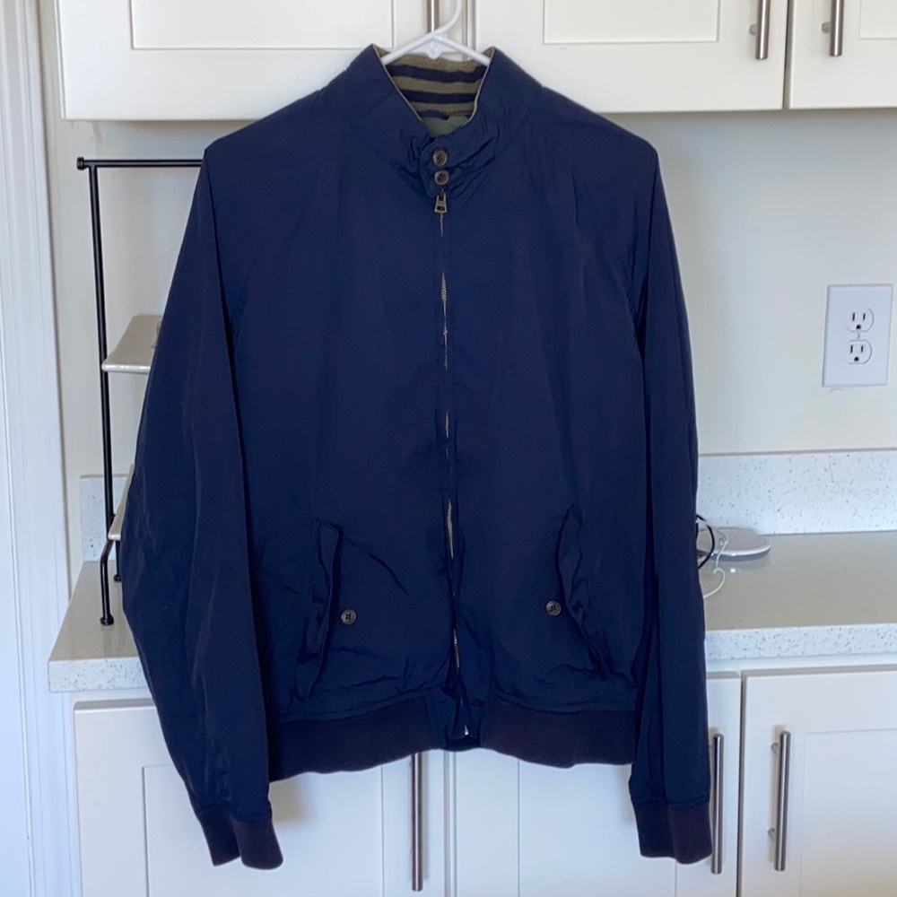 Blue and Green Bomber Jacket from GAP